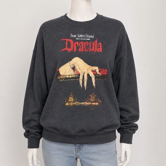 Gildan Tops - Gildan Bram Stoker Dracula Graphic Crewneck Sweatshirt Large